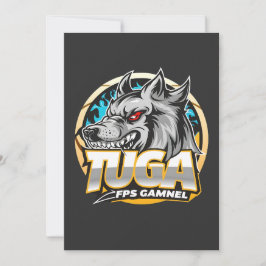 TUGA Wolf Gaming Logo Esports Style シーズンカード