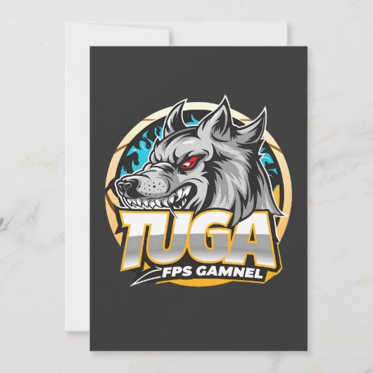 TUGA Wolf Gaming Logo Esports Style シーズンカード (正面)