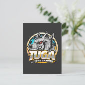TUGA Wolf Gaming Logo Esports Style ポストカード (スタンド正面)