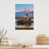 Tugboat port, ushaia，アルゼンチン ポスター (キッチン)