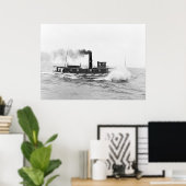 Tugboat William Sprague, late 1800s ポスター (ホームオフィス)