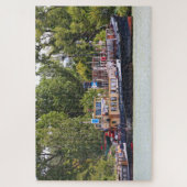 Tugbots, Danube River，オーストリアジグソーパズル ジグソーパズル (縦)