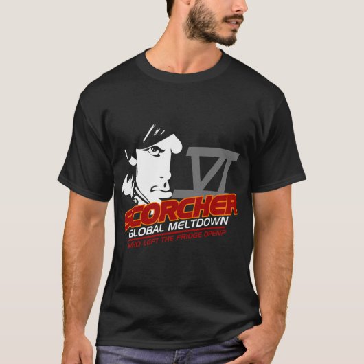Tugg Speedman Scorcher VI Who Left the Fridge Open Tシャツ (正面)
