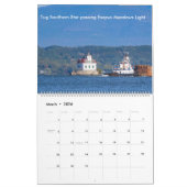 Tugs On The Hudson River 2026 Calendar カレンダー (3月 2026)