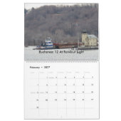 Tugs On The Hudson River 2026 Calendar カレンダー (2月 2027)