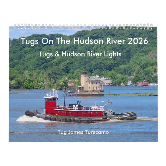 Tugs On The Hudson River 2026 Calendar カレンダー (カバー)