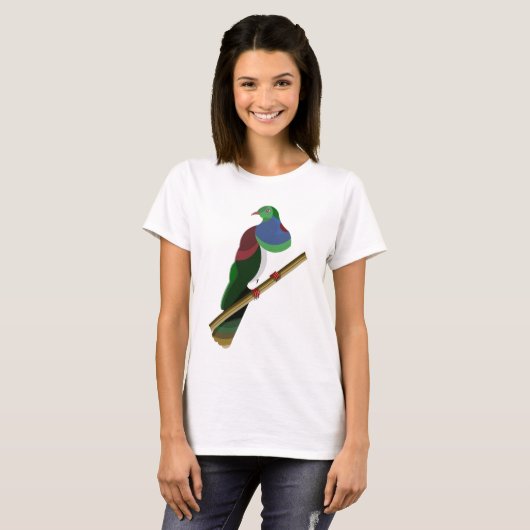 Tui Kereru NZ Bird Tシャツ (正面フル)
