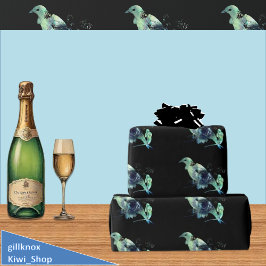 Tui & Kowhai花パウアシーシェルインレイ ラッピングペーパー