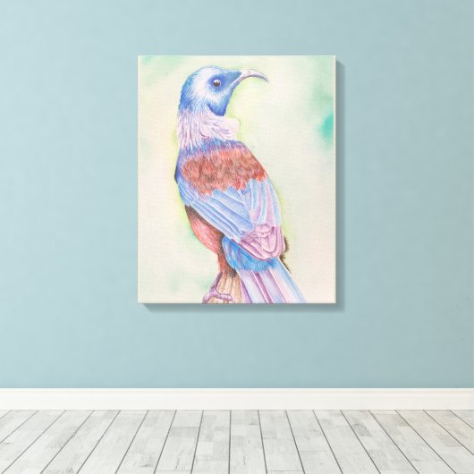 Tui Stretched Canvas Print キャンバスプリント (インサイチュ (ウッドフロア))