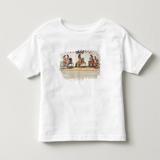 Tuileriesのルイ14世前部による回転木馬 トドラーTシャツ (正面)