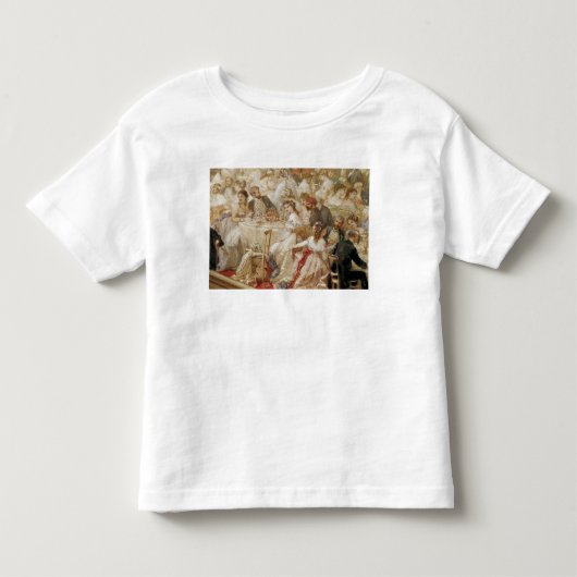 Tuileriesの夕食、1867年 トドラーTシャツ (正面)
