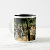 Tuileriesの庭のManet |音楽、1862年 ツートーンマグカップ (正面左)