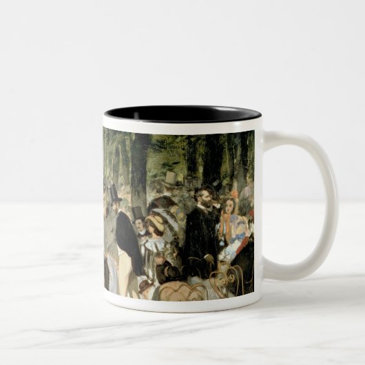 Tuileriesの庭のManet |音楽、1862年 ツートーンマグカップ (右)