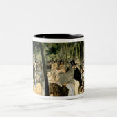 Tuileriesの庭のManet |音楽、1862年 ツートーンマグカップ (中央)