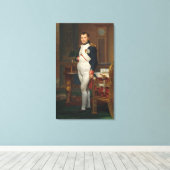 Tuileriesの彼の勉強の皇帝ナポレオン キャンバスプリント (インサイチュ (ウッドフロア))