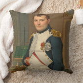Tuileriesの彼の勉強の皇帝ナポレオン クッション (ブランケット)