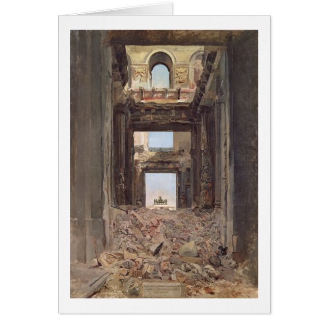 Tuileries 1871年の台なし (正面)