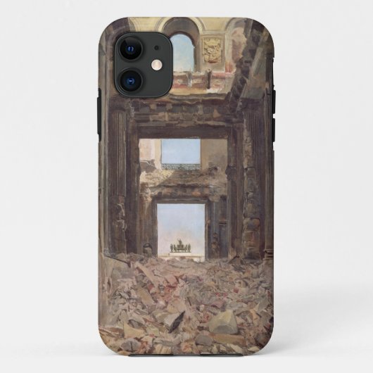 Tuileries 1871年の台なし Case-Mate iPhoneケース (裏面)