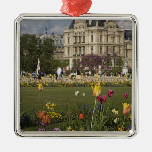 Tuileries Garden、ルーブル、パリ、フランス メタルオーナメント (正面)
