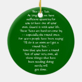 Tuitのオーナメント セラミックオーナメント (裏面)