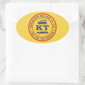 Tuk Tuk Taxi Service Sign(タイ) 楕円形シール (バッグ)