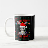 Tuki Tuki Santa Hat Spanish Mexican Christmas Swea コーヒーマグカップ (左)