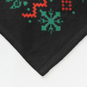 Tuki Tuki Santa Hat Spanish Mexican Christmas Swea フリースブランケット (角)