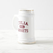 Tulia -スズメバチ- Tuliaの高等学校- Tuliaテキサス州 ビールジョッキ (正面左)