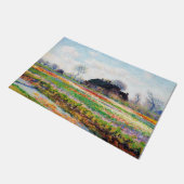 Tulipフィールドのオランダ,モネ ドアマット (アングル)