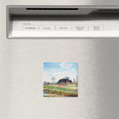 Tulipフィールドのオランダ，モネ マグネット (インサイチュ (食洗機))