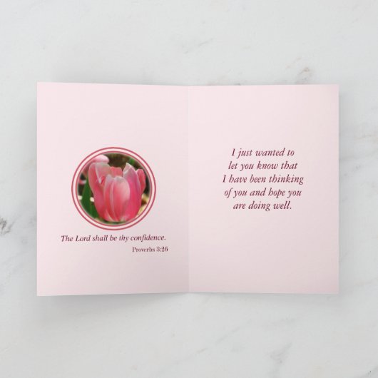 Tulip7考える's of Youカード – 任意カスタマイズの大事な行事 カード (内部)