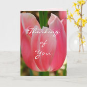 Tulip7考える's of Youカード – 任意カスタマイズの大事な行事 カード (黄色い花)