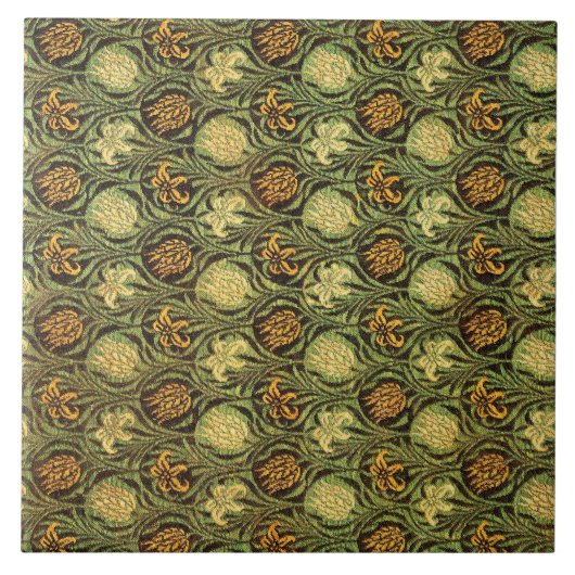 Tulip and Lily, famous pattern, タイル (正面)