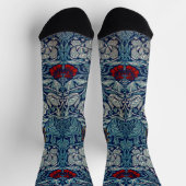 Tulip and Rose, William Morris ソックス (上部)