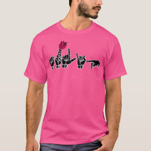 TULIP ASL Sign Language Design 1 Tシャツ
