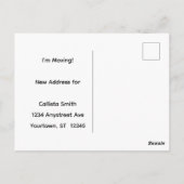 Tulip Blush Change of Address ポストカード (裏面)