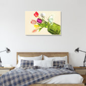 tulip bouquet キャンバスプリント (インサイチュ (寝室))