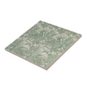 Tulip by William Morris、ヴィンテージフローラアート タイル (側面)