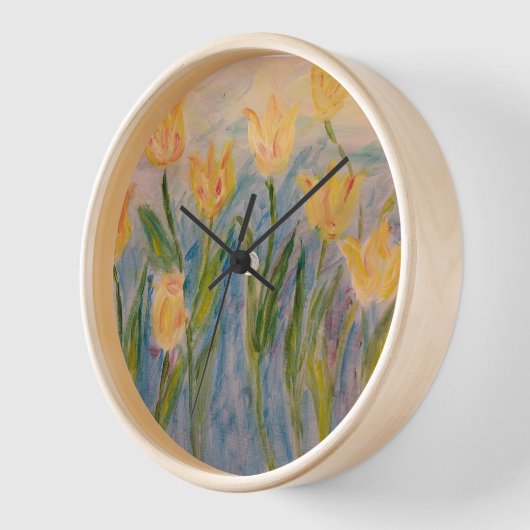 Tulip clock 壁時計 (傾斜)