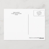 Tulip Creek滝、キャストレガーBC ポストカード (裏面)