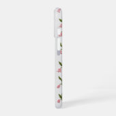 Tulip embroidered texture iPhone 16 case 16ケース (左側面)