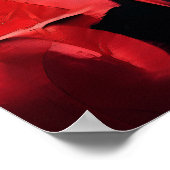 Tulip Field – Abstract Floral Intensity ポスター (角)