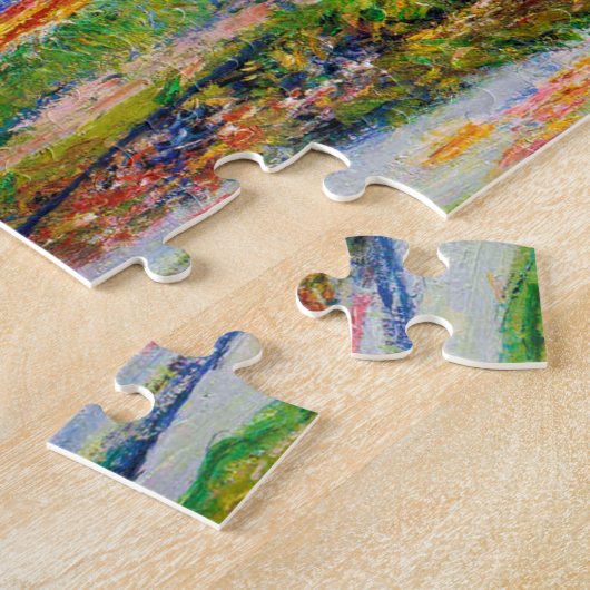 Tulip Fields in the Netherlands, Monet ジグソーパズル (側面)