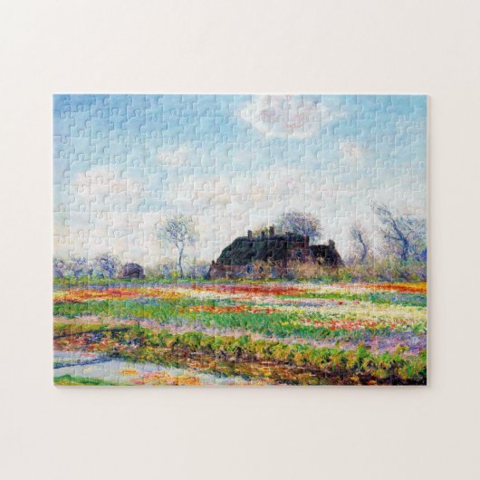 Tulip Fields in the Netherlands, Monet ジグソーパズル (横)