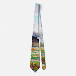 Tulip Fields in the Netherlands, Monet ネクタイ