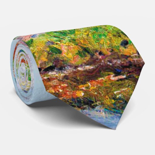 Tulip Fields in the Netherlands, Monet ネクタイ (ロール)