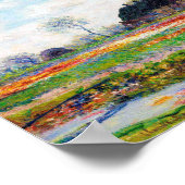 Tulip Fields in the Netherlands, Monet ポスター (角)