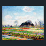 Tulip Fields in the Netherlands, Monet ポスター<br><div class="desc">"Oscar-Claude Monet (14 November 1840 – 5 December 1926) was a French painter, a founder of French Impressionist painting and the most consistent and prolific practitioner of the movement's philosophy of expressing one's perceptions before nature, especially as applied to plein air landscape painting. The term ""Impressionism"" is derived from the...</div>