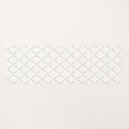 Tulip floral ヨガマット (裏面(横))