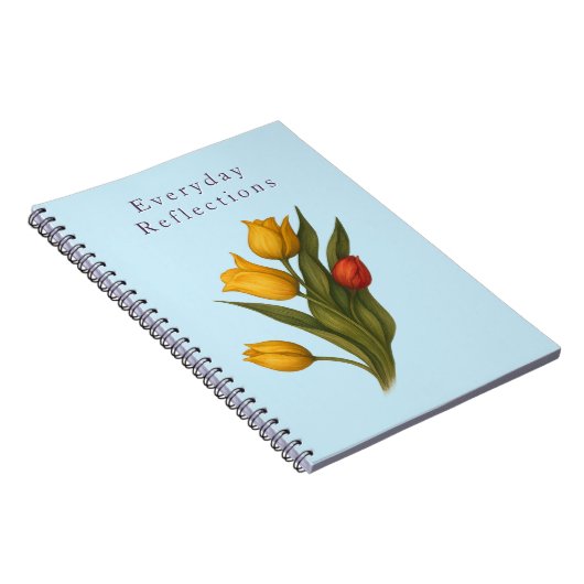 Tulip Floral Notebook | Everyday Reflections ノートブック (右側)